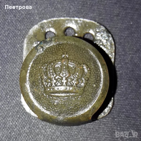 Имперско немско военно копче от първата световна война., снимка 1