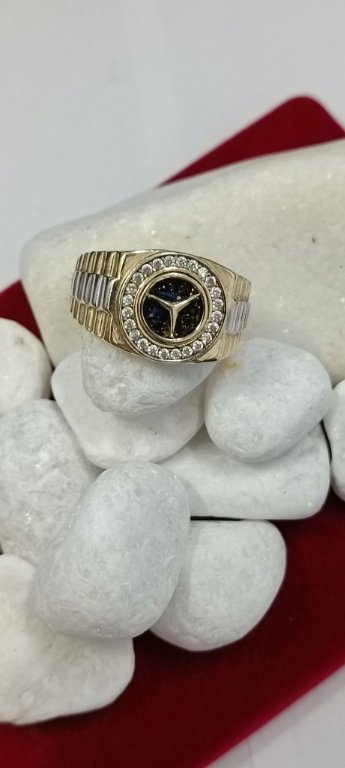 Мъжки златен пръстен Мерцедес, 14 кт. - 2 в Пръстени в гр. Шумен -  ID38555441 — Bazar.bg