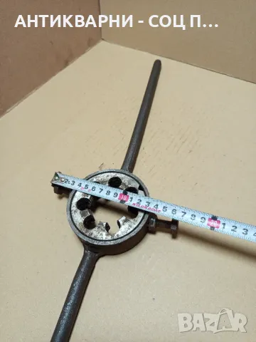 Стар Голям Върток С Голяма Плашка За Резби Резба., снимка 8 - Антикварни и старинни предмети - 49743694