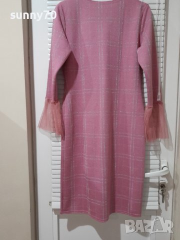 Нежна бутикова рокля с тюл, снимка 2 - Рокли - 39309083