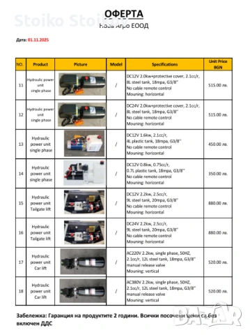 Хидравичен агрегат