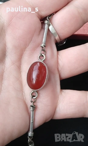 Три различни / Винтидж сребърна гривна , снимка 8 - Гривни - 44757666