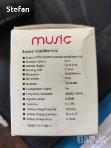 3 броя bluetooth колонки Scooter mini speaker, Canyon wireless speaker, снимка 7 - Тонколони - 51203186