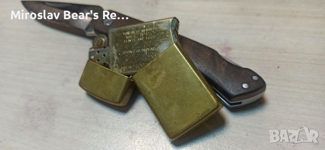 Original I ZIPPO® XV SOLID BRASS (RRR) , снимка 7 - Колекции - 37230596