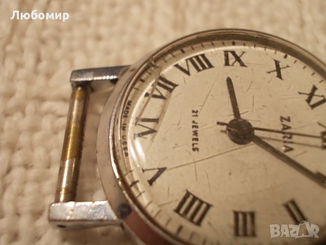 Стар часовник ZARIA 21 jewels USSR, снимка 4 - Колекции - 35460233