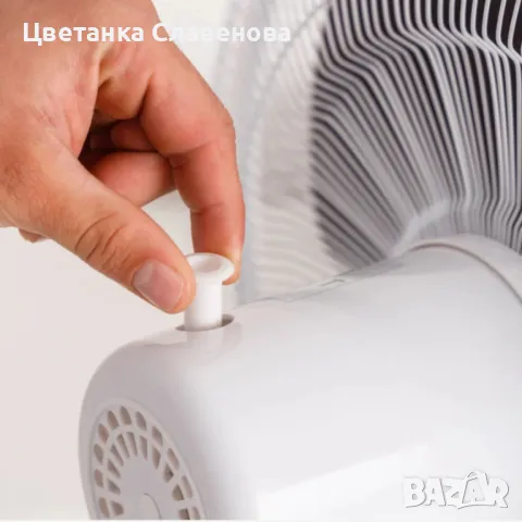 Стоящ вентилатор Taurus GRECO 16C, 40W, бял, d-40см, снимка 4 - Вентилатори - 48823379