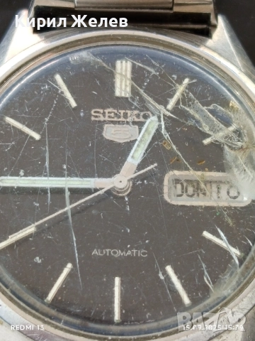 Мъжки часовник SEIKO 5 AUTOMATIC работи за ЦЕНИТЕЛИ 51260, снимка 3 - Мъжки - 51721774