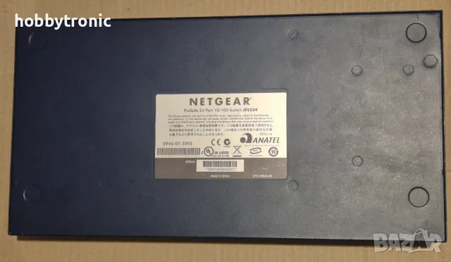 Netgear JFS524 24 port 10/100Mbit switch , снимка 2 - Суичове - 49755046