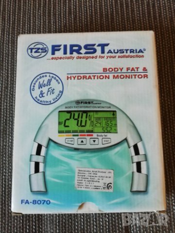 First FA:8070 body fat уред за измерване на телесни мазнини, снимка 6 - Други - 37982992