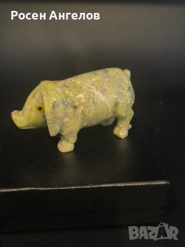 Нефритено Прасе , снимка 5 - Ръчно изработени сувенири - 52379167