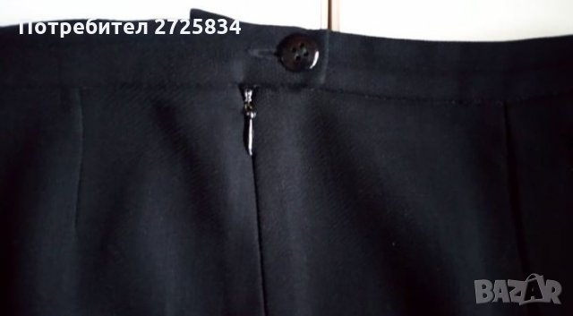 Елегантен черен панталон MaxMara, размер IT 46 D42, снимка 3 - Панталони - 35038841