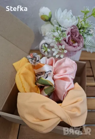 Диадеми от цветен деним, снимка 15 - Аксесоари за коса - 49434108