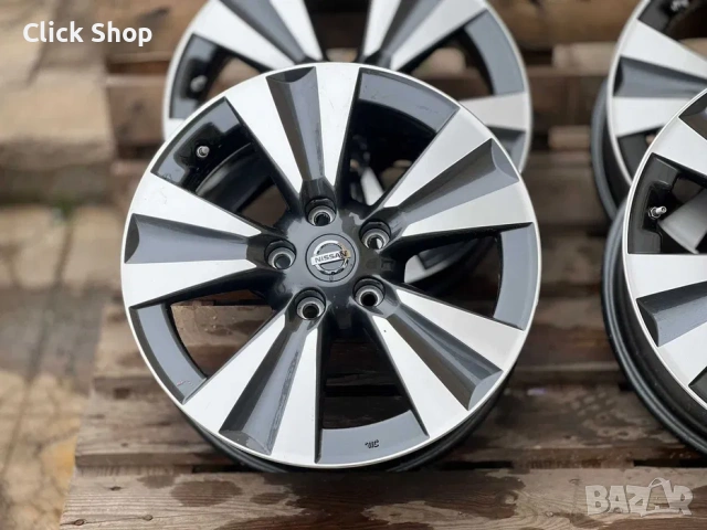 5х114.3 Джанти 17 цола Nissan Leaf Pulsar X-Trail 5x114.3 Dacia Renault, снимка 3 - Гуми и джанти - 53012635