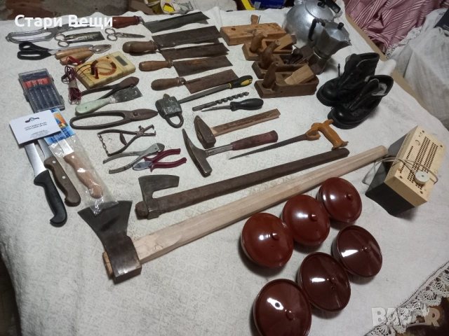 Ножове стари дърводелски инструменти и други, снимка 13 - Ножове - 53240994