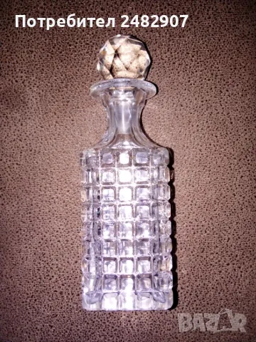 Старо кристално шишенце, снимка 4 - Антикварни и старинни предмети - 49130397