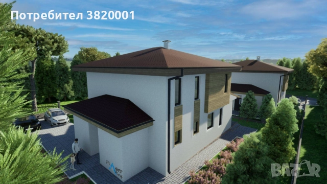 Двуетажна къща с 3 спални в Приселци в самостоятелен парцел, снимка 4 - Къщи - 52328233