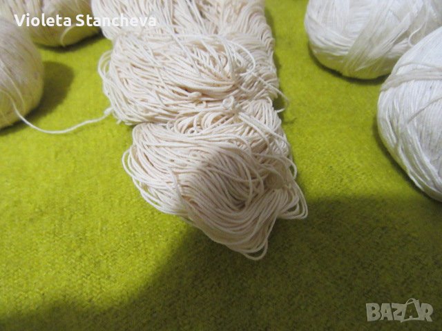 ПАМУЧНИ КОНЦИ ЗА ПЛЕТЕНЕ НА ЕДНА КУКА - 540 грама, снимка 4 - Други - 38937332