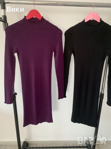 Нова рокля, материя от плетиво, снимка 9 - Рокли - 43295417