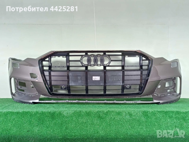 предна броня с решетка Audi A6 C8 Allroad 2018-2024 г. #1072V .  4K0807437H