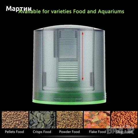 Автоматична хранилка за рибки AF-2019B LCD дисплей аквариум, снимка 16 - Оборудване за аквариуми - 44859681