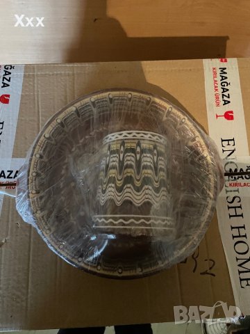 Троянска керамика Керамичен комплект Купа и Чаша , снимка 1 - Сервизи - 43549338