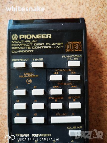Pioneer CU-PD007 for 6 CD changer , снимка 2 - Декове - 34601932