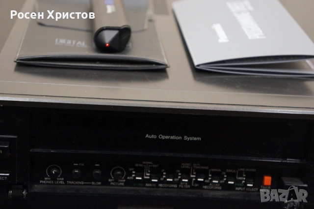 Видеорекордер Panasonic NV-FS1, повреден, с баркод четец и дистанционно, снимка 2 - Плейъри, домашно кино, прожектори - 53036745