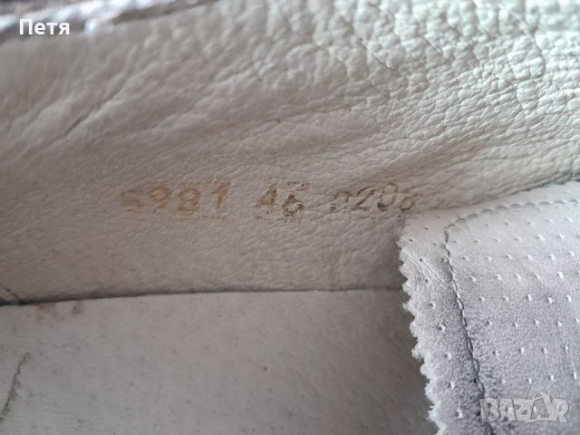 Италиански мъжки кожени обувки Alec Kampinsky Vero cuoio / Елегантни кожени мъжки обувки, снимка 11 - Официални обувки - 37868610