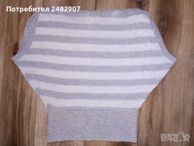Дамска блуза с блестящ ефект, снимка 6 - Тениски - 49209368