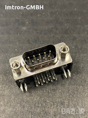 Конектор мъжки  DS1037-09FNAKT74-0CCCONNFLY  под ъгъл 90°; THT; UNC 4-40; 5А; 15mΩ