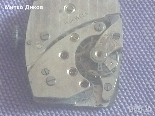 Анкер винтидж часовник за части черто 15 камъка надпис отвътре, снимка 14 - Мъжки - 44900488