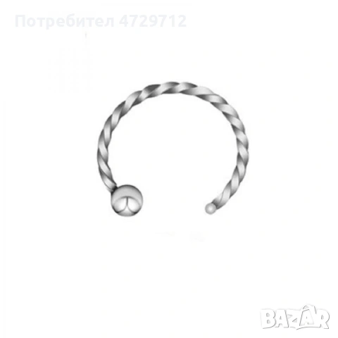 Обица за поставяне на носа имитация на пиърсинг, снимка 5 - Обеци - 53498346