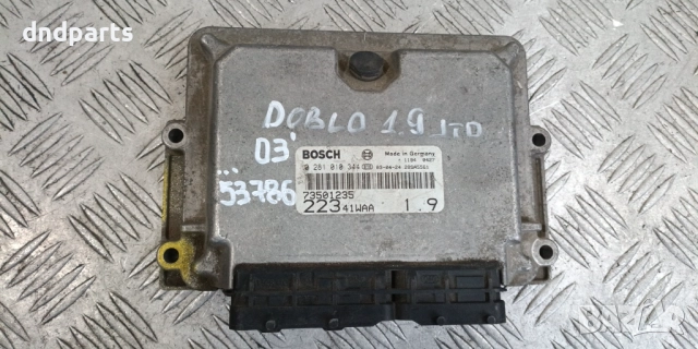 Компютър Fiat Doblo 1.9JTD 2003г. 0281010344 73501235	