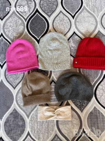 100% кашмир, снимка 9 - Шапки - 52242811