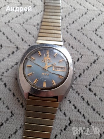 Стар мъжки часовник Orient Automatic, снимка 3 - Други ценни предмети - 33598332