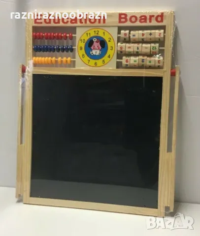 Дървена ученическа дъска с английска азбука, снимка 6 - Образователни игри - 49702517