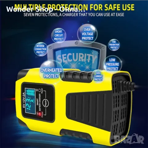 🔋 Умно зарядно устройство за акумулатор 6V/12V – Ефективност и сигурност във вашите ръце 🔋, снимка 5 - Аксесоари и консумативи - 48966042