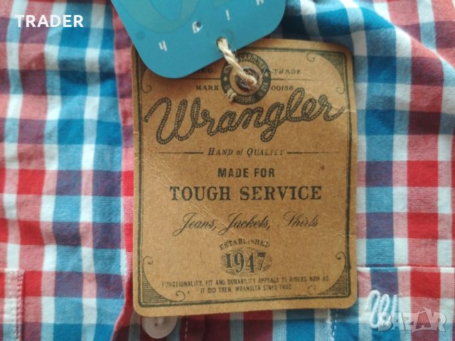 Мъжка риза с къс ръкав WRANGLER нова с етикет, снимка 14 - Ризи - 22237852