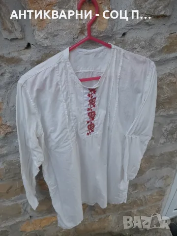 Стара Ленена Риза За Народна Носия Чисто Нова., снимка 2 - Антикварни и старинни предмети - 48912896