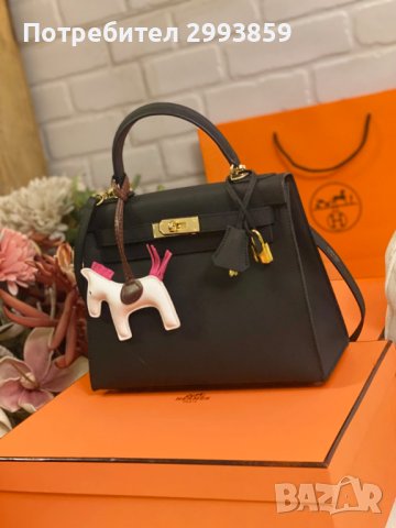 чанта Ермес Кели 27*Hermes Epsom gold hardware, снимка 3 - Чанти - 42425027