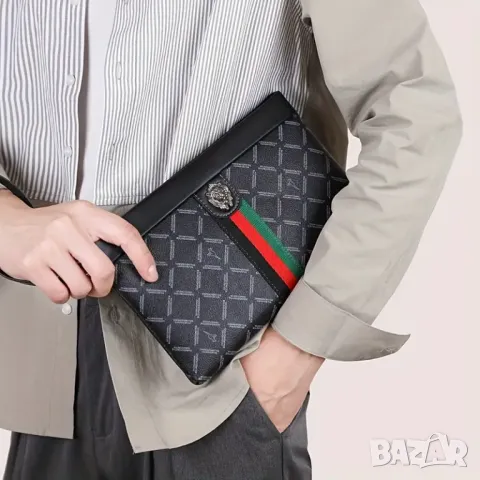 Луксозна мъжка чанта/несесер 👜 Перфектният аксесоар за стилния мъж, снимка 1