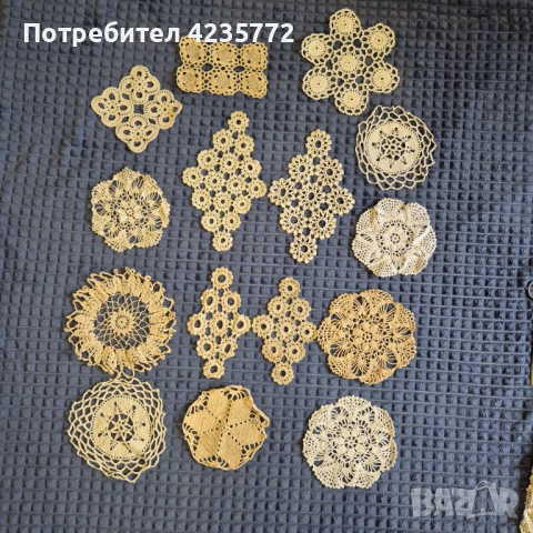 Тишлайфери плетени на една кука. Подходящи за декорация на домашния интериор. Цена от 5до 20лв 