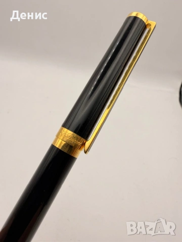 S.T. Dupont Classique – Писалка с 18K златно перо (750), Laque de Chine, снимка 2 - Други ценни предмети - 53214652