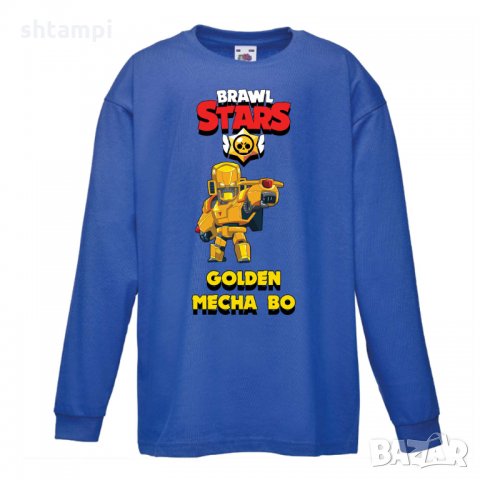 Детска тениска Golden Mecha Bo  брол старс Brawl Stars, снимка 4 - Детски тениски и потници - 32920671