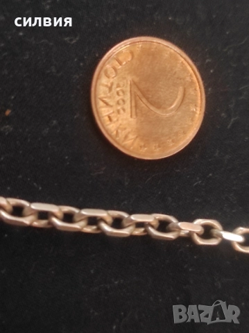 мъжки сребърен синджир , снимка 3 - Колиета, медальони, синджири - 47773493