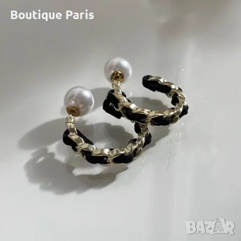 Chanel оригинални обеци, снимка 2 - Обеци - 50050135