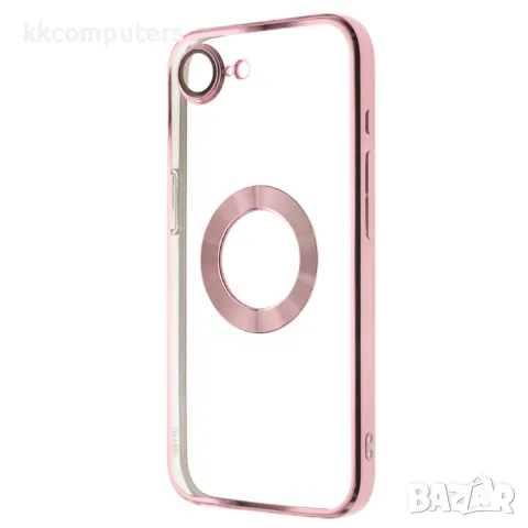 Калъф GLAM / Розова-рамка / за iPhone 16e Баркод : 3131884