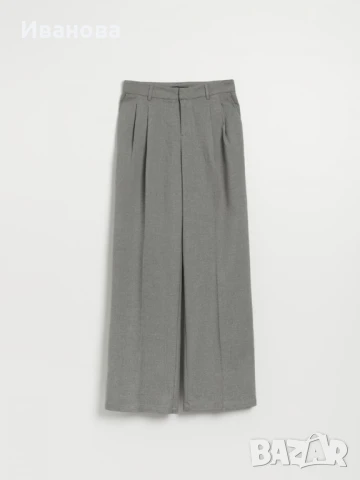 Панталон широк крачол сив, снимка 4 - Панталони - 50594450