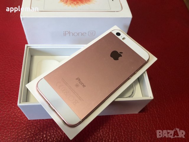 Apple iPhone SE 16Gb ROSE GOLD Фабрично отключен, снимка 5 - Apple iPhone - 38916275