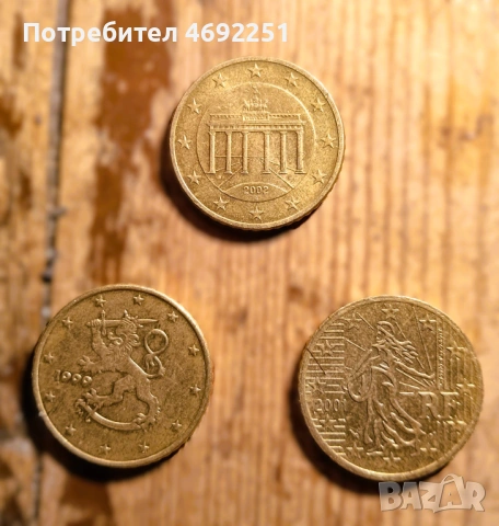 редки евро монети, снимка 2 - Нумизматика и бонистика - 53445773